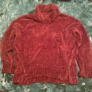 VINTAGE | 80s Chenille Turtleneck